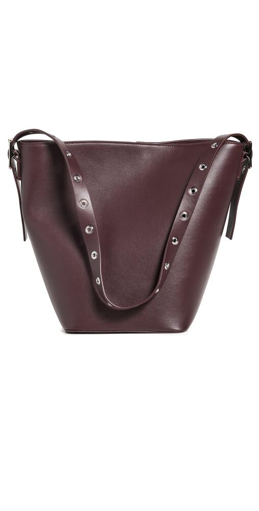 Reformation Rafaella Medium Trapeze Tote Bordeaux Cover