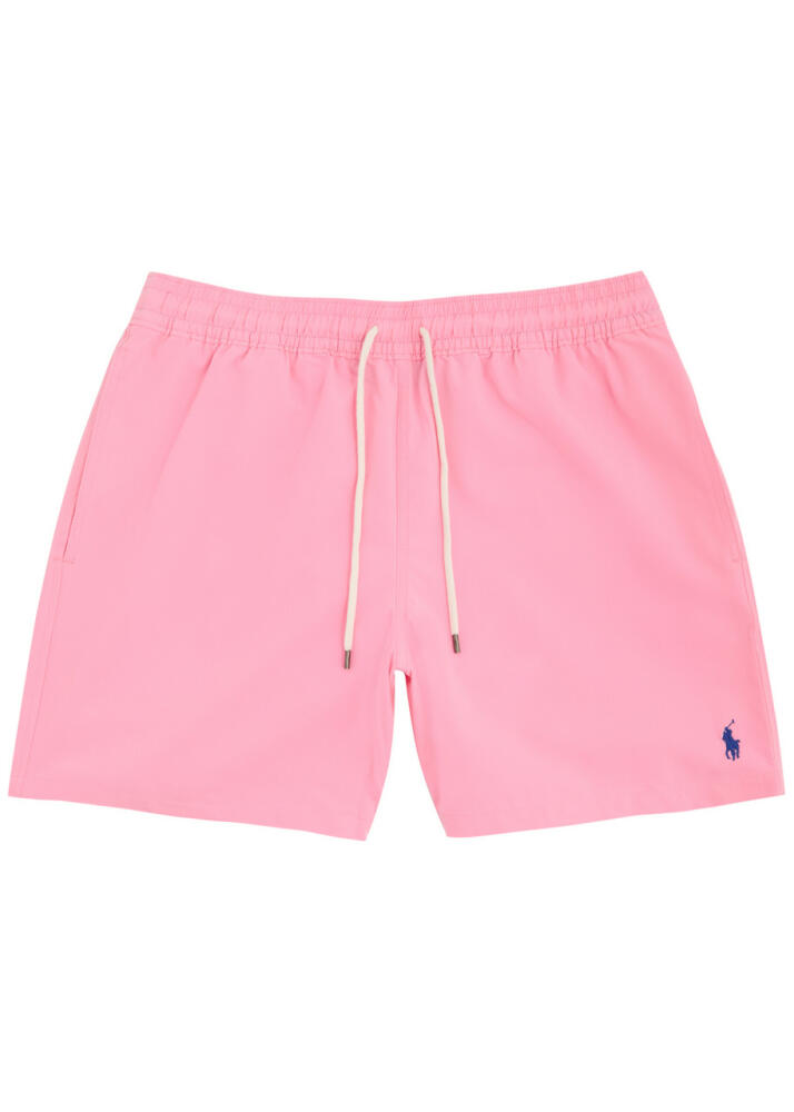 Polo Ralph Lauren Logo-embroidered Shell Swim Shorts - Pink Cover