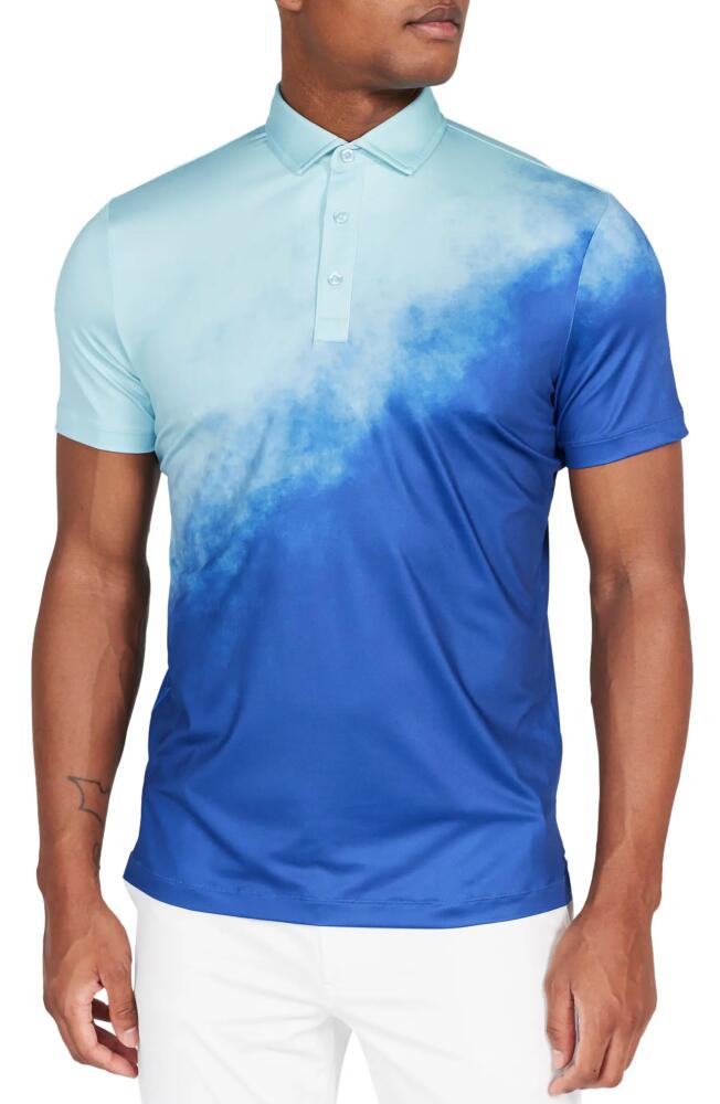 Redvanly Ruxton Ombré Performance Golf Polo in Limoges Cover