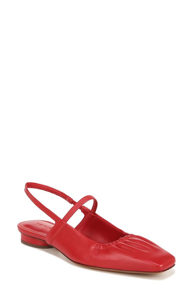 Vince Venice Slingback Flat in Crimson Cover