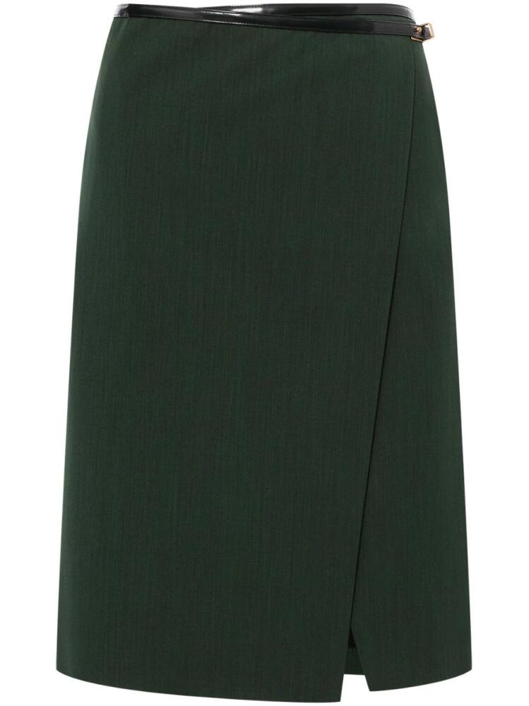 Philosophy Di Lorenzo Serafini wrap midi skirt - Green Cover