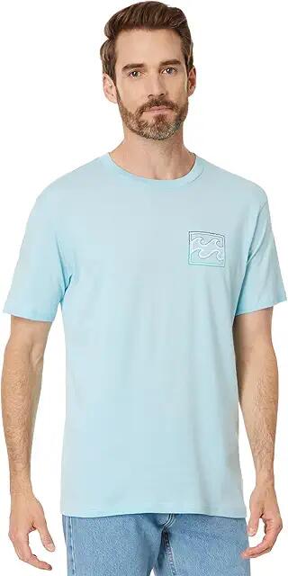 Billabong Crayon Wave Short Sleeve Graphic Tee (Coastal) Men's Clothing Cover