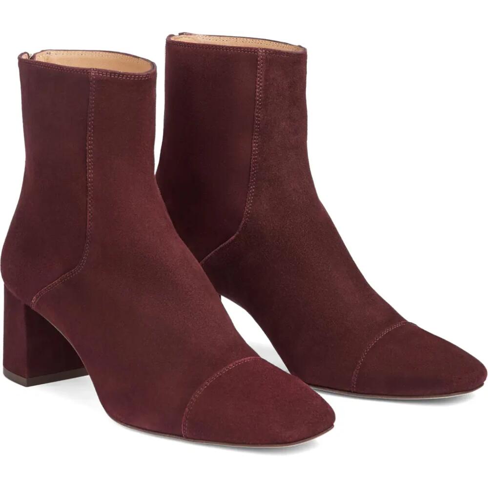 LK Bennett Maxine Cap Toe Bootie in Bordeaux Cover