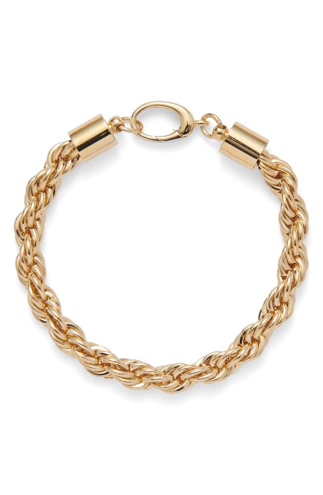 Lady Grey XL Rope Chain Bracelet in Gold Cover