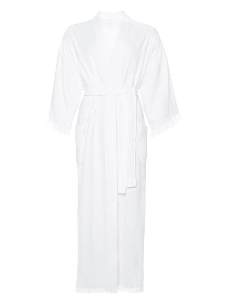 ERES Fraicheur terry-cloth robe - White Cover