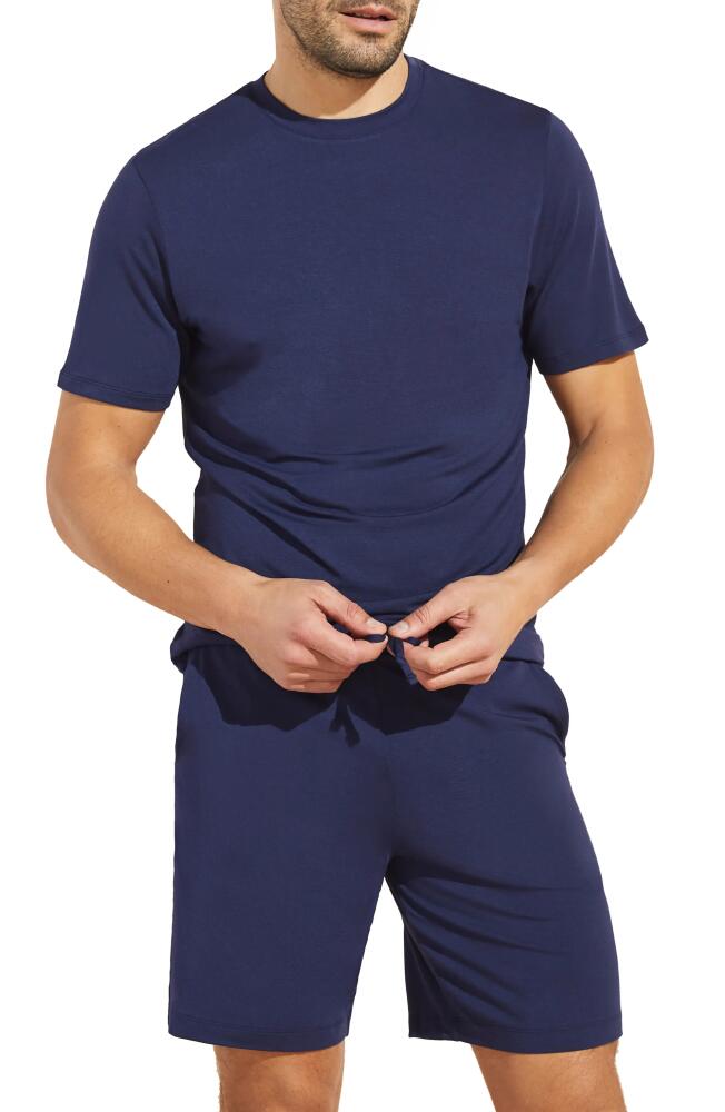 Eberjey Henry Jersey Knit Short Pajamas in True Navy Cover