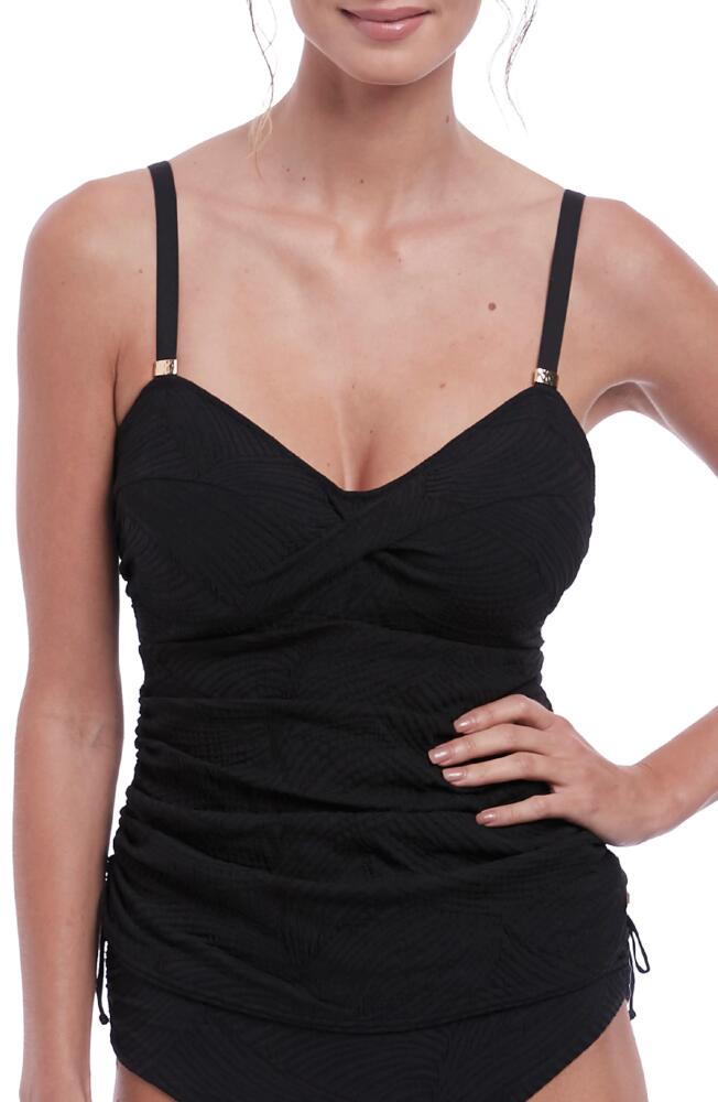 Fantasie Ottawa Underwire Twist Front Tankini Top in Black Cover