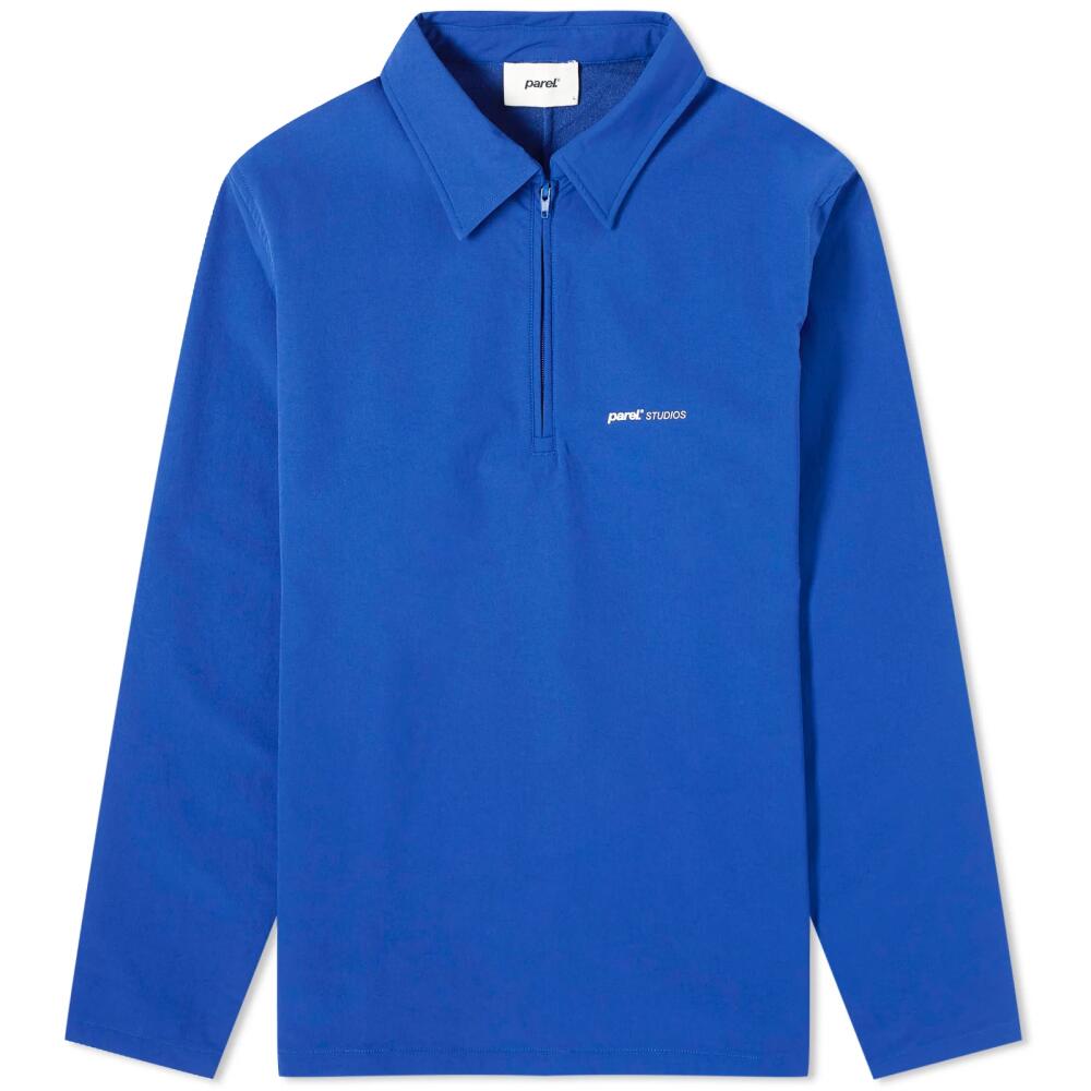 Parel Studios Men's Prespa Quarter Zip in Cobalt Blue Cover