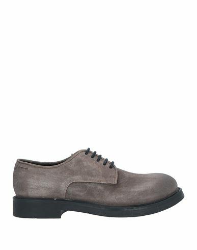 Jp/david Man Lace-up shoes Grey Soft Leather Cover