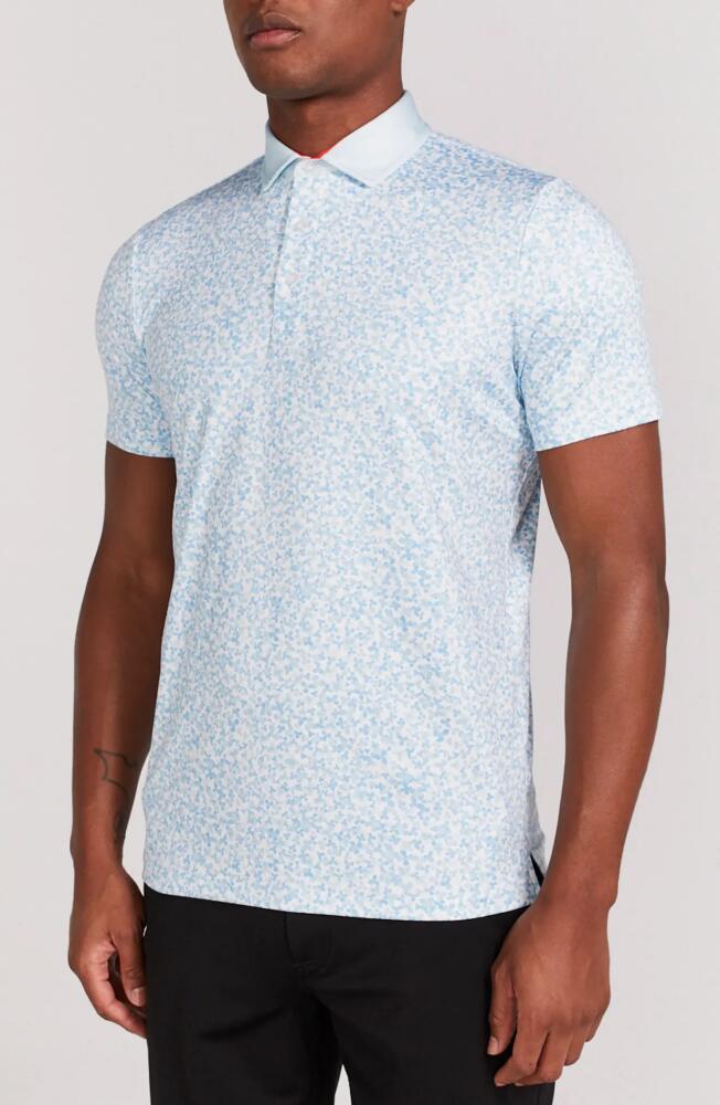 Redvanly Brewer Floral Polo in Breeze Cover