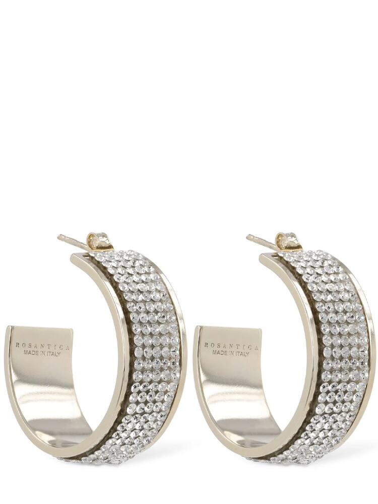 ROSANTICA Astoria Crystal Hoop Earrings Cover