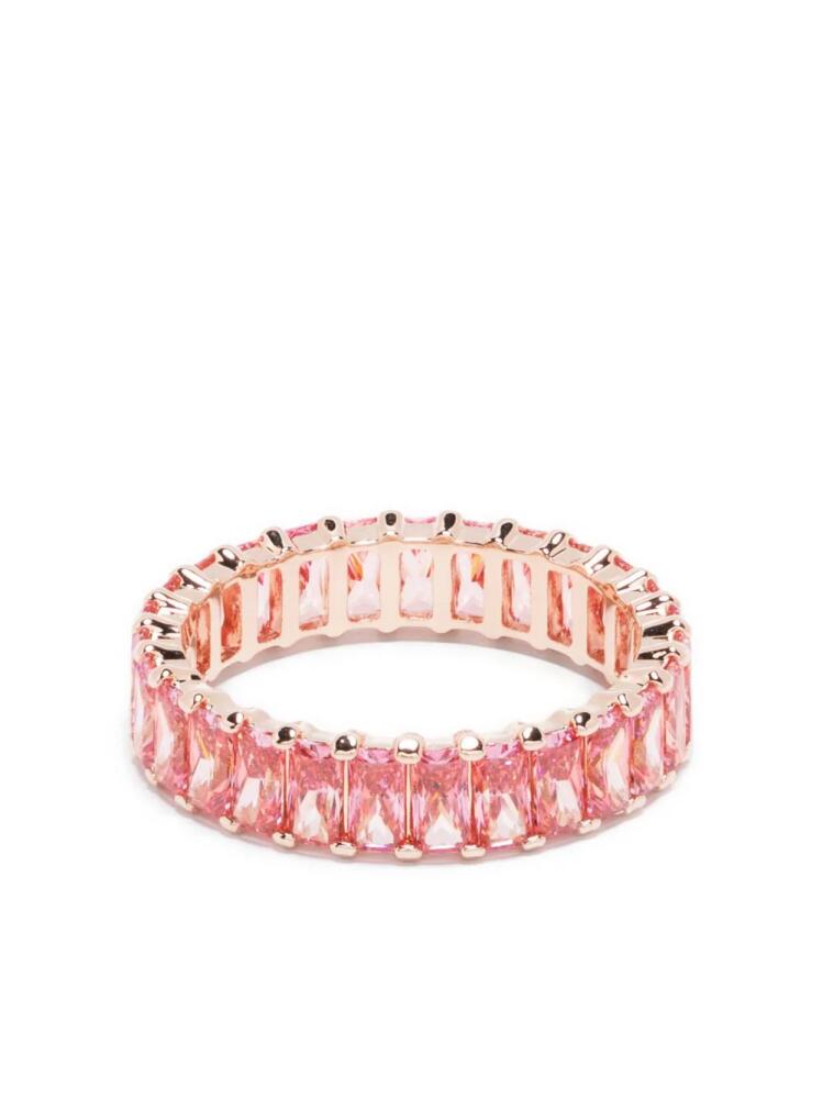 Swarovski Matrix crystal-embellished ring - Pink Cover