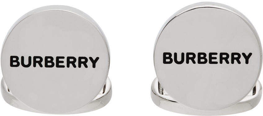 Burberry Silver Engraved CuffLinks Cover