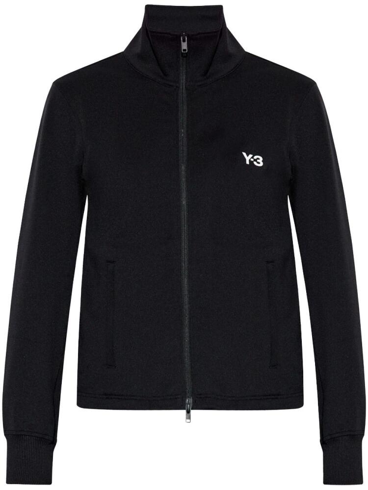 Y-3 zip-up logo sweatshirt - Black Cover