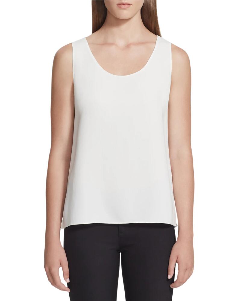 Lafayette 148 New York Finnley Scoop Neck Tank Cover