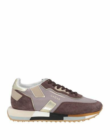 Ghōud Venice Woman Sneakers Mauve Leather, Textile fibers Cover