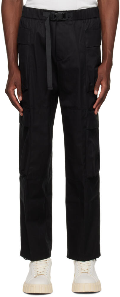 Bonsai Black Double Cargo Pants Cover