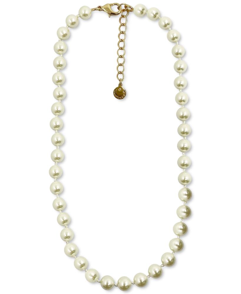 Charter Club Gold-Tone Imitation Pearl Collar Necklace, Created for Macy's - Gold Cover