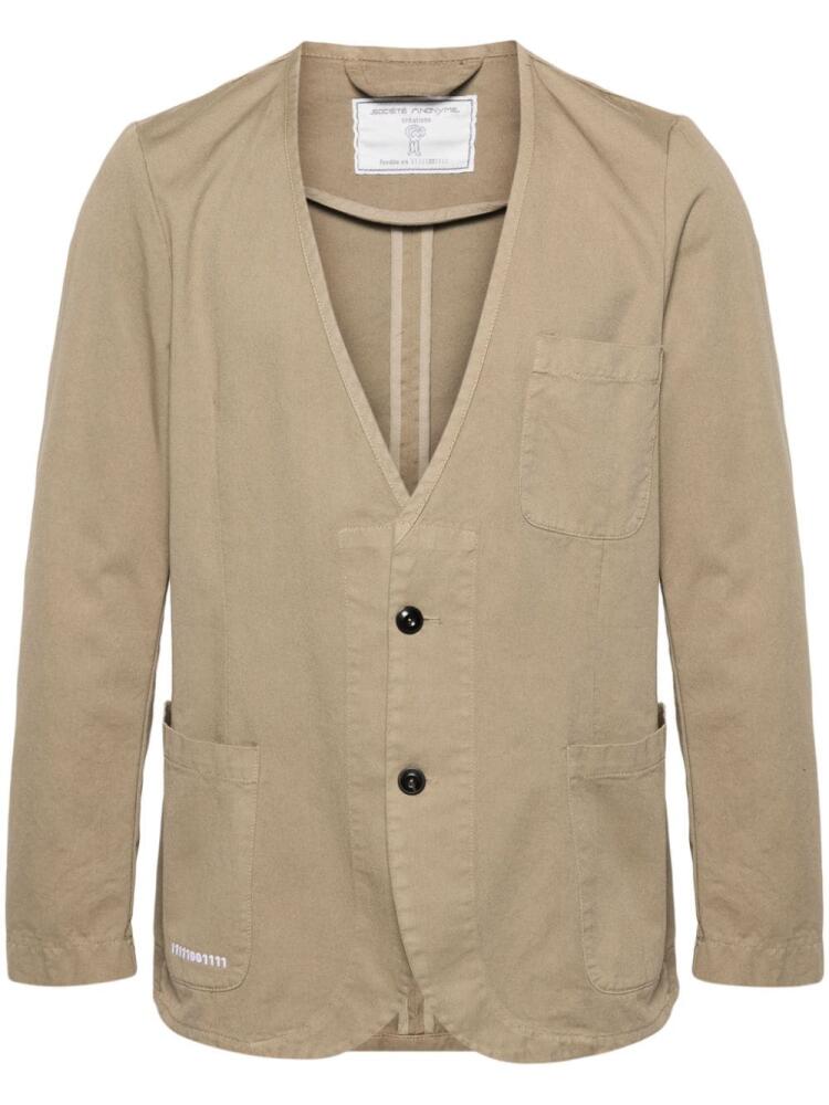 Société Anonyme Yale single-breasted blazer - Neutrals Cover