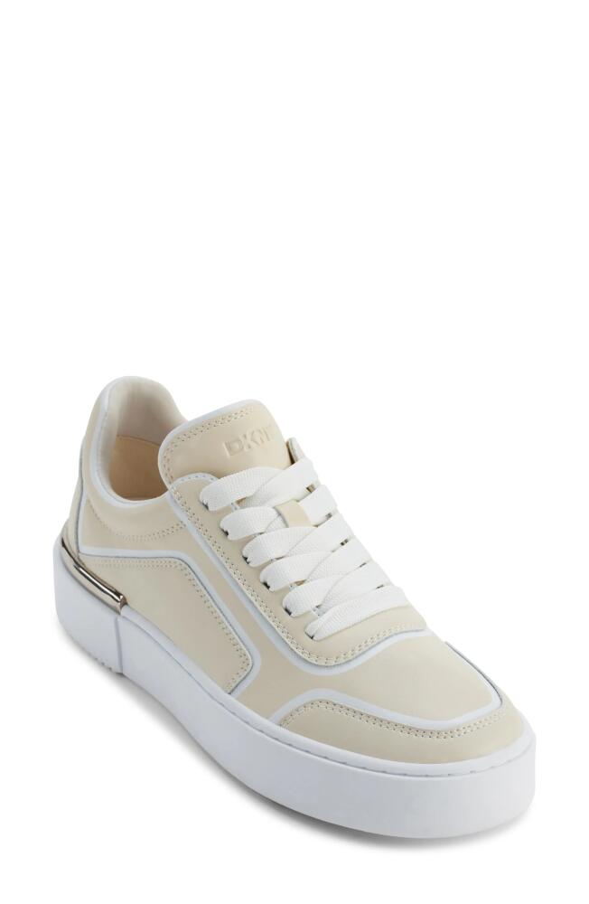 DKNY Baylor Platform Sneaker in Bone/White Cover