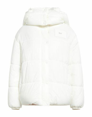 N°21 Woman Puffer White Polyamide Cover