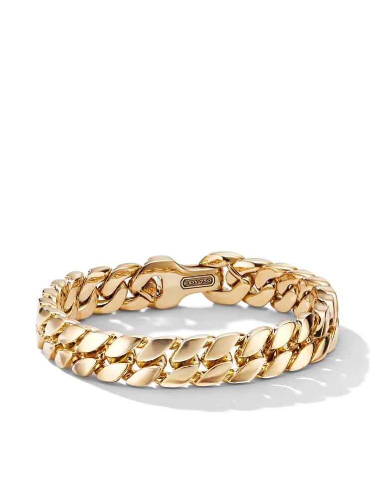 David Yurman 18kt yellow gold curb chain bracelet Cover