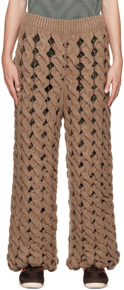 Isa Boulder Brown Basket Sweatpants Cover