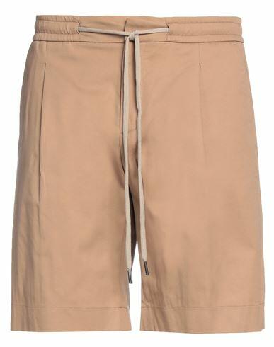 Hōsio Man Shorts & Bermuda Shorts Camel Cotton, Elastane Cover