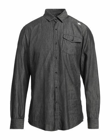 The Editor Man Denim shirt Black Cotton Cover