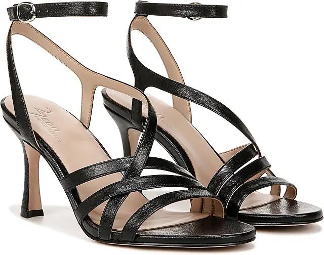 Naturalizer 27 Edit Colette Strappy Sandals (Black Leather) Women's Sandals Cover