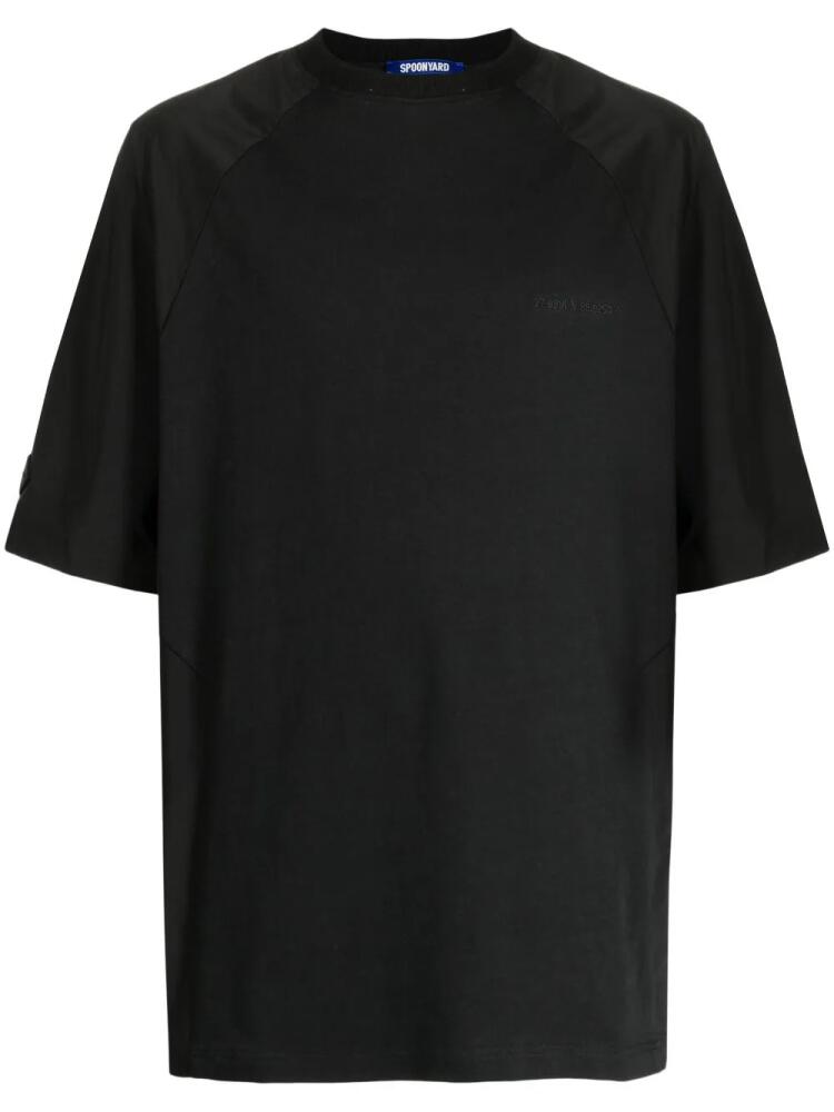 Spoonyard hook-detail short-sleeve T-shirt - Black Cover