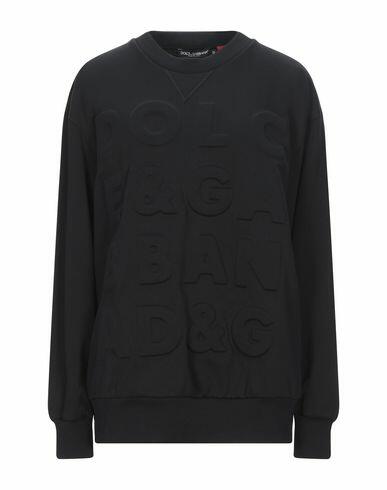 Dolce & gabbana Woman Sweatshirt Black Cotton Cover