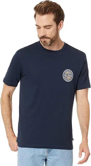 Billabong Rotor Short Sleeve Graphic Tee (Navy 1) Men's Clothing Cover