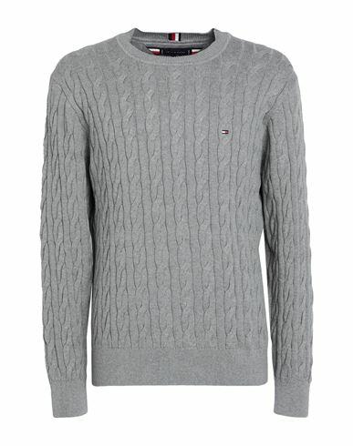 Tommy Hilfiger Man Sweater Grey Cotton Cover