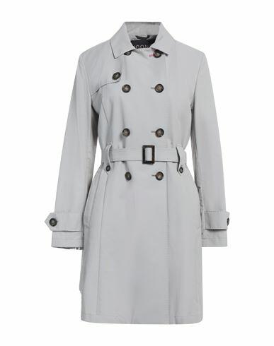 Cinzia Rocca Woman Overcoat & Trench Coat Light grey Cotton, Polyamide Cover