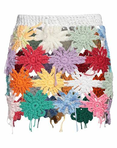 Cavia Woman Mini skirt White Textile fibers Cover