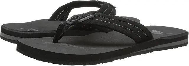 Quiksilver Carver Suede (Solid Black) Men's Sandals Cover