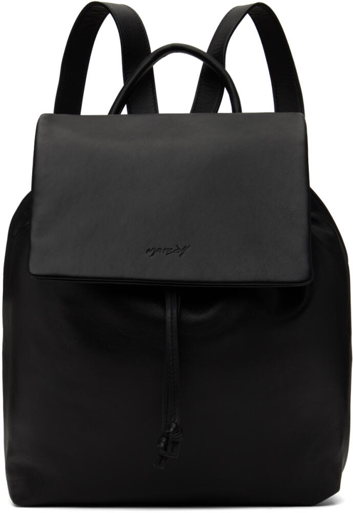 Marsèll Black Pattina Backpack Cover