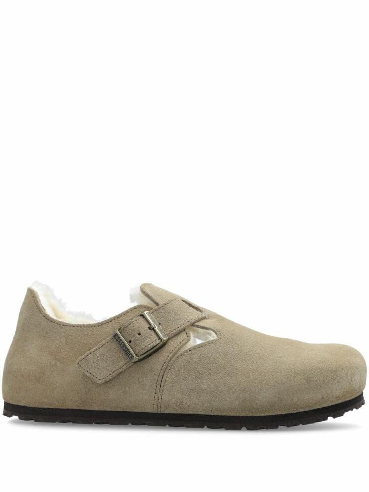 Birkenstock buckle-fastening suede trainers - Neutrals Cover