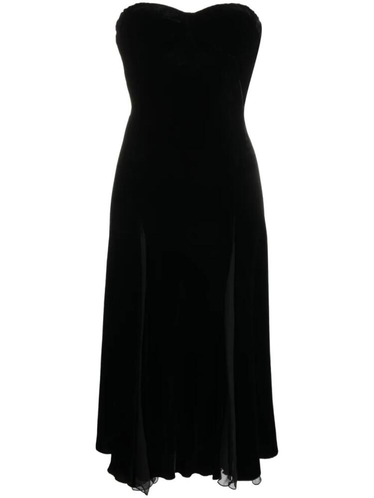 Ermanno Scervino strapless sweetheart-neck midi dress - Black Cover