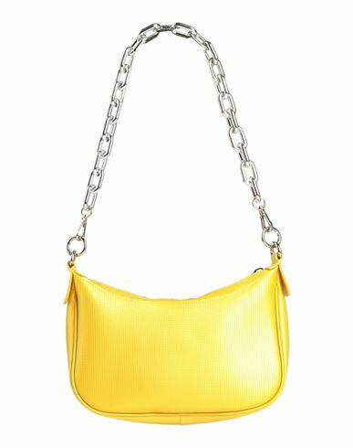 Gum Design Woman Shoulder bag Ocher Recycled PVC Cover