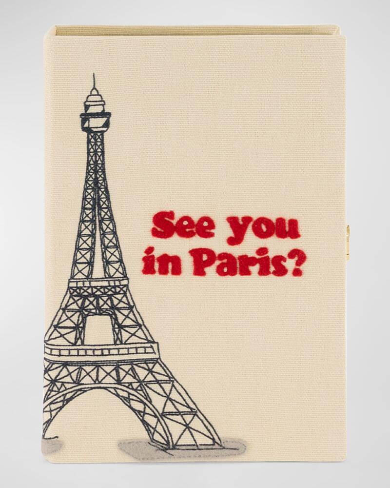 Olympia Le-Tan See You in Paris? Book Clutch Bag Cover