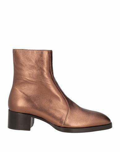 Dsquared2 Man Ankle boots Bronze Leather Cover