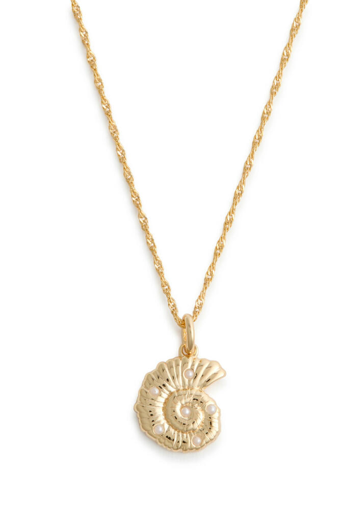 Daisy London Shell 18kt Gold-plated Necklace Cover