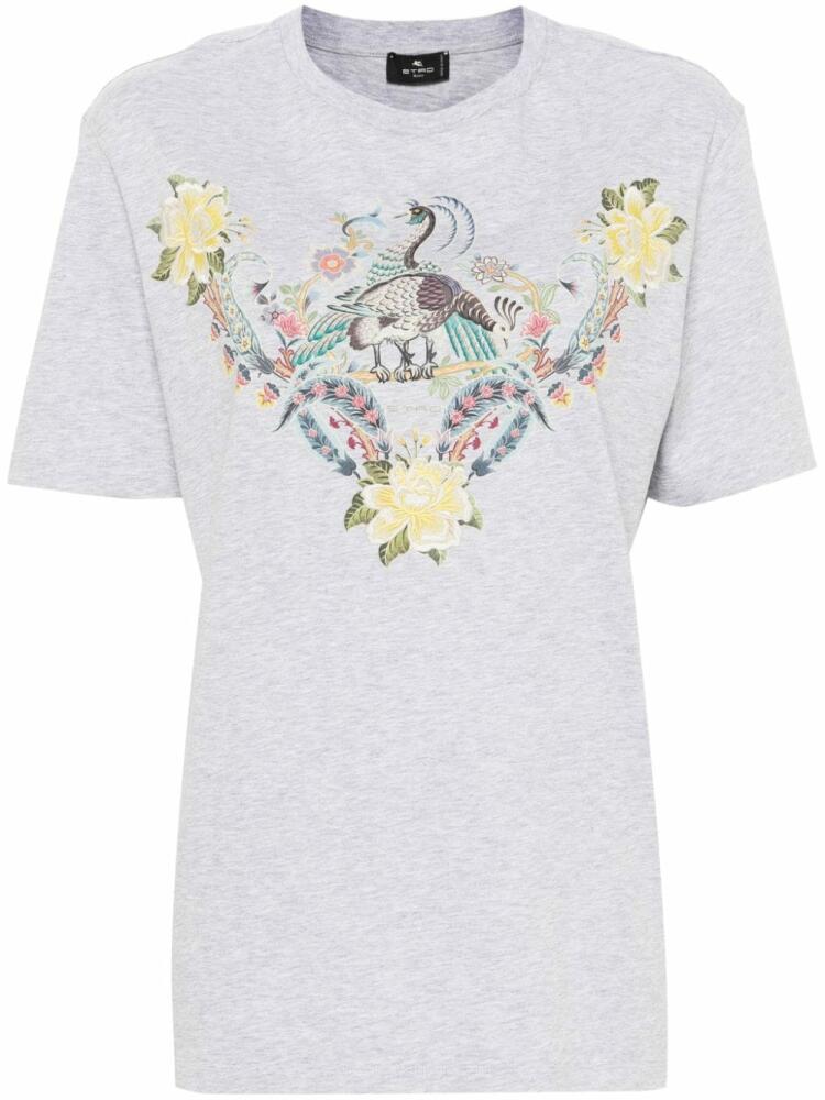 ETRO graphic-print T-shirt - Grey Cover