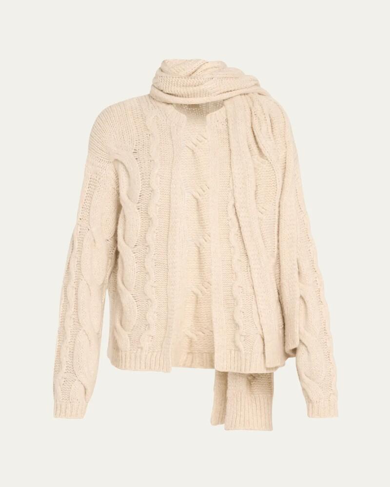 Ramy Brook Agnes Cable-Knit Sweater Cover