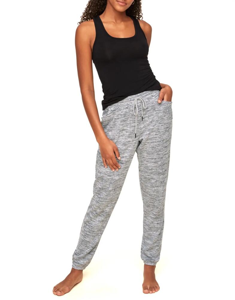 Adore Me Lula Tank & Sweatpant Loungewear Set in Black Cover