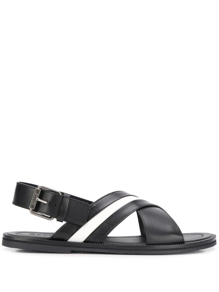 Bally slingback flat sandals - Black Cover