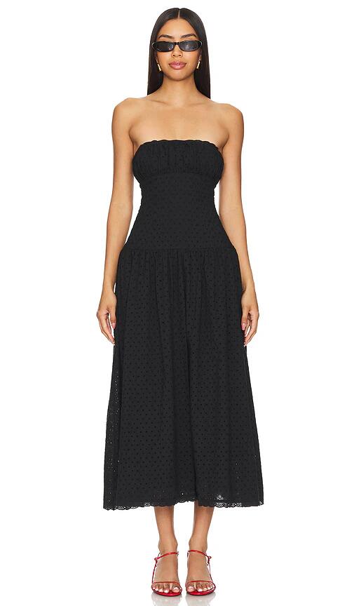 Tularosa Lizzie Midi Dress in Black Cover