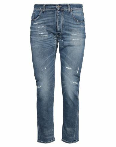 Pmds Premium Mood Denim Superior Man Jeans Blue Cotton, Elastane Cover